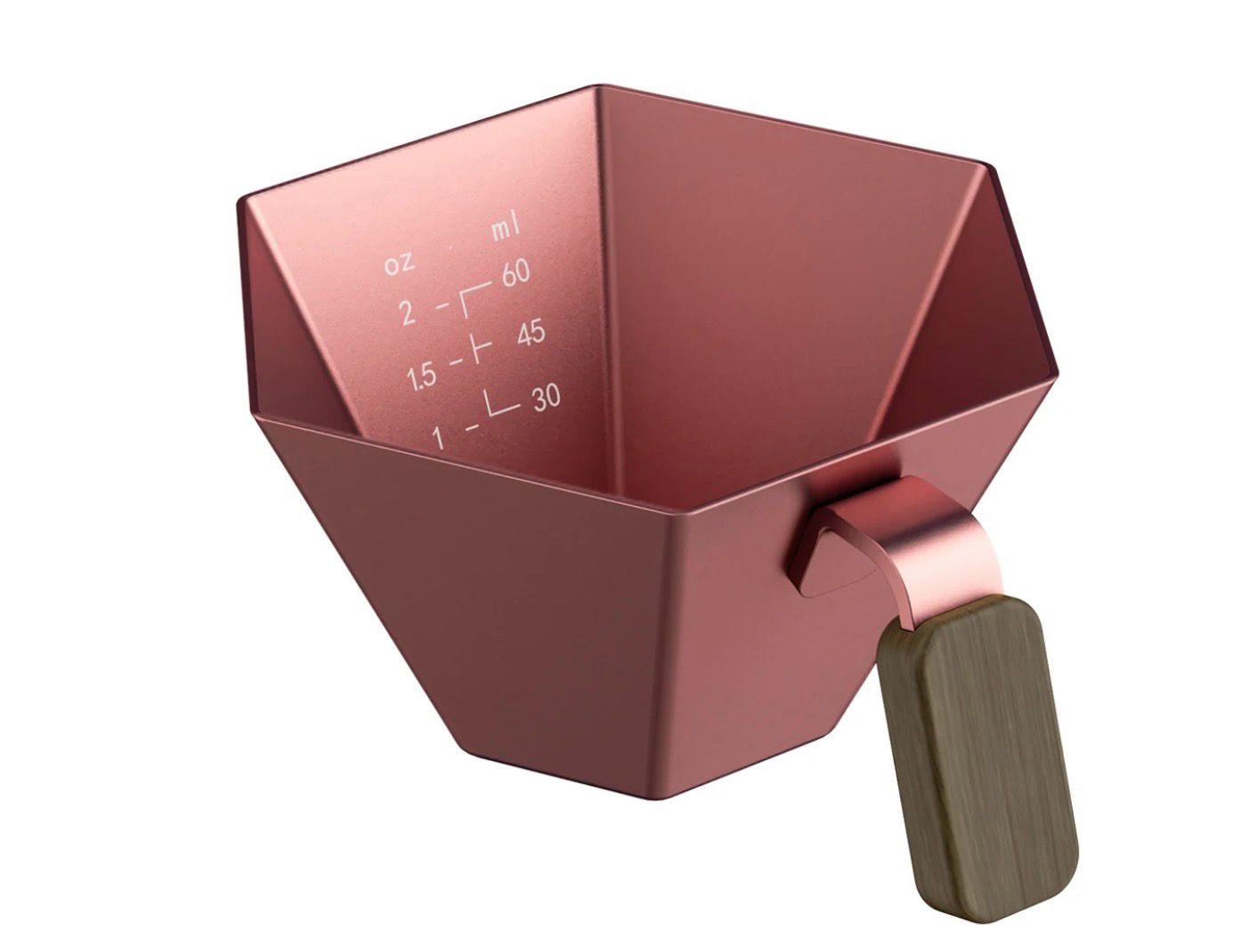 3BOMBER TAZA MEDIDORA DE PRISMA ROSA