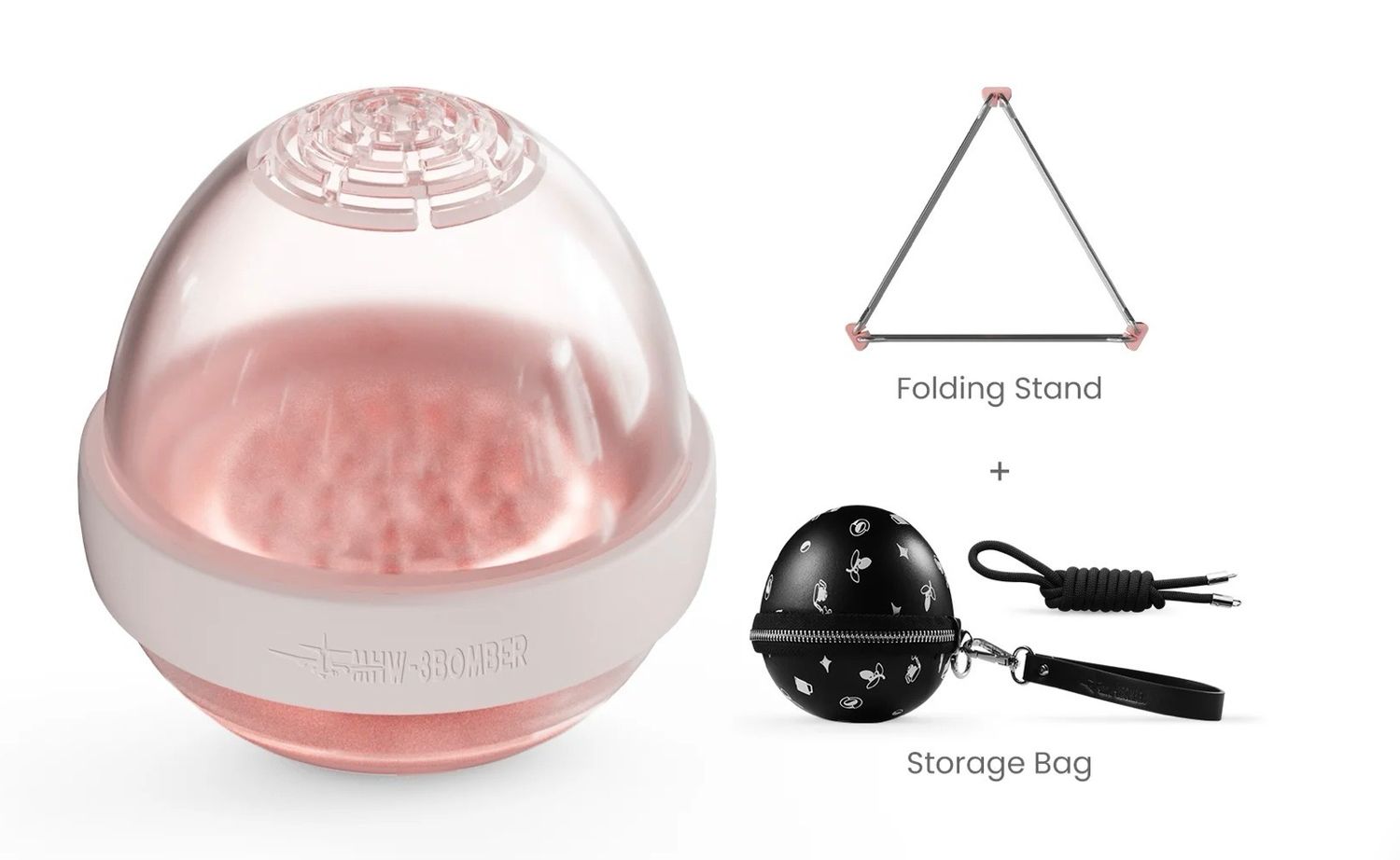 3BOMBER EGGONAUT DRIPPER PINK