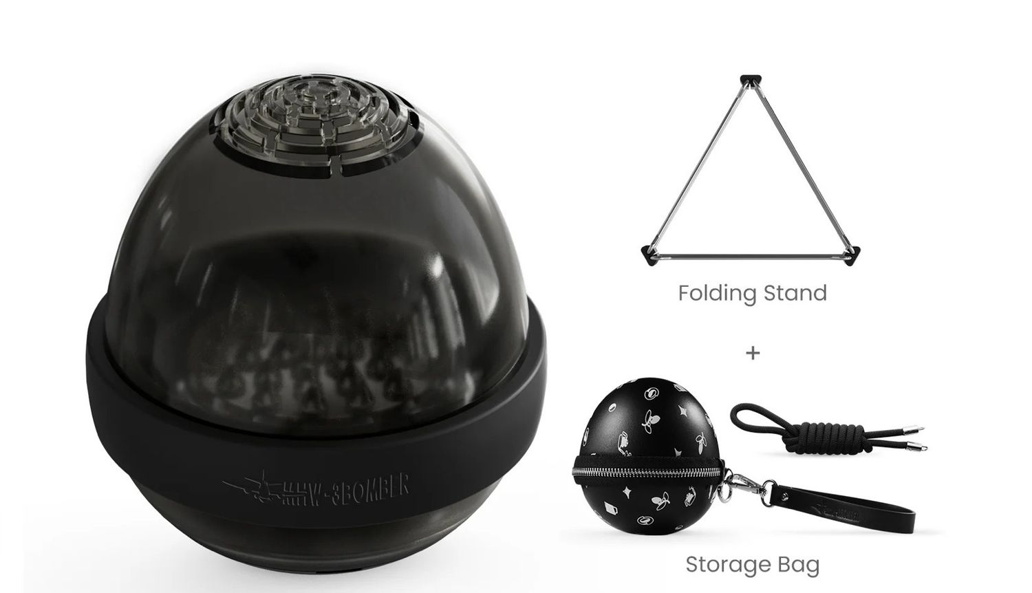 3BOMBER EGGONAUT DRIPPER BLACK