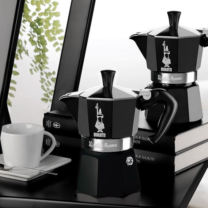 Bialetti - Moka Express negra 3 te