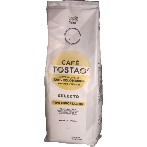 Café Tostao’ Selecto de 500g Molido. Preguntar Disponibilidad