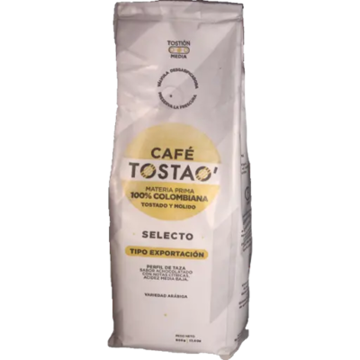 Café Tostao’ Selecto de 500g Molido. Preguntar Disponibilidad
