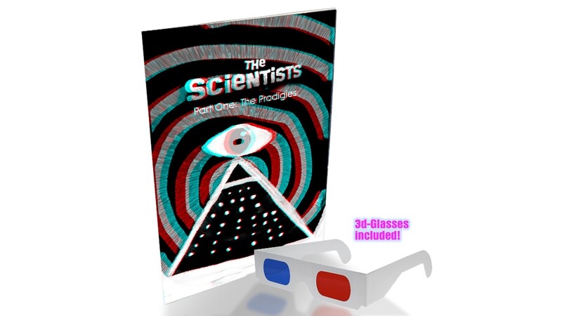 3d comic w/ glasses