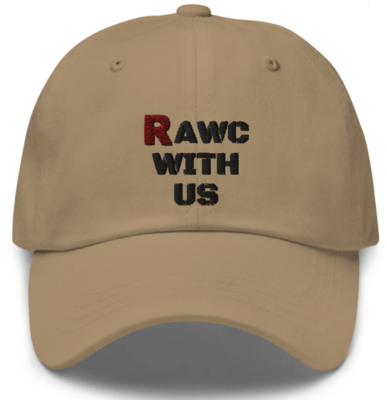 RAWC With Us - Black Font Hat