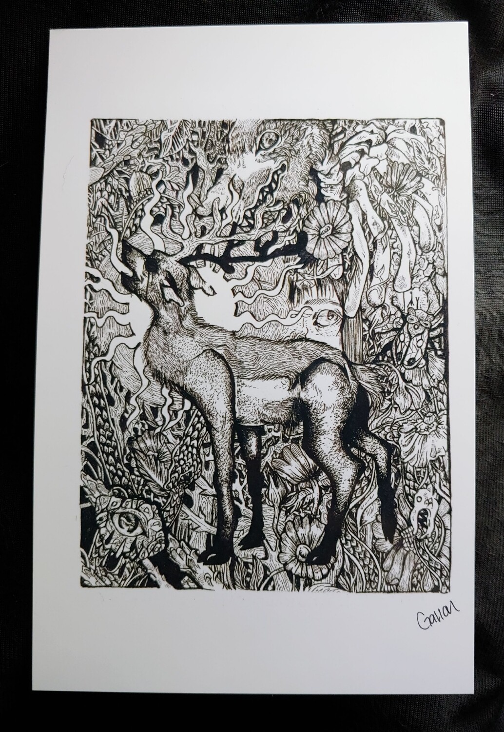 The Dark Woods - Art Print