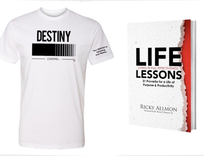 DESTINY Loading T-Shirt & LIFELessons Book BUNDLE DESTINY Loading T-Shirt & LIFELessons Book BUNDLE