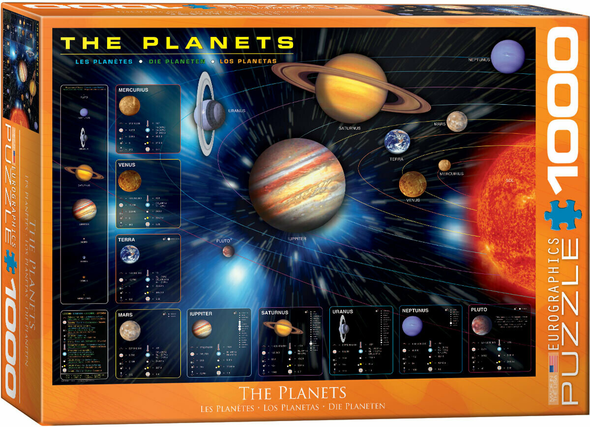 The Planets -- 1000 piece Jigsaw Puzzle