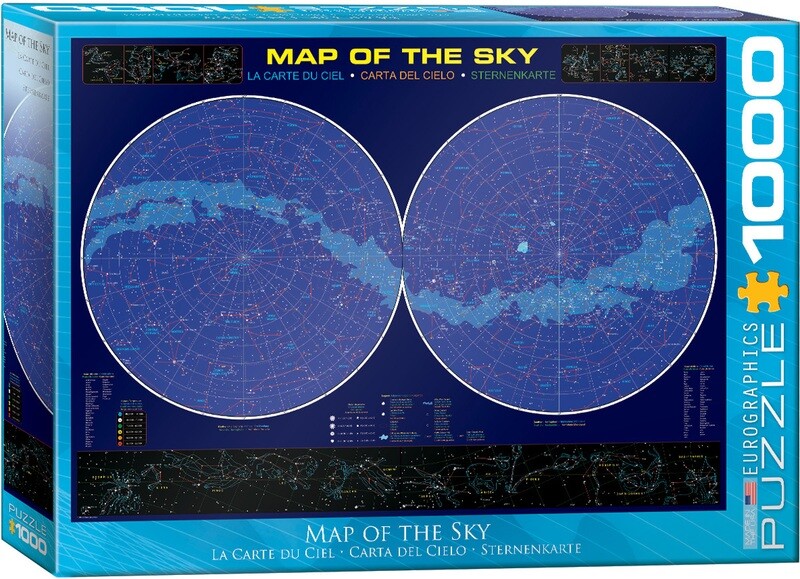 Map of the Sky -- 1000 piece Jigsaw Puzzle