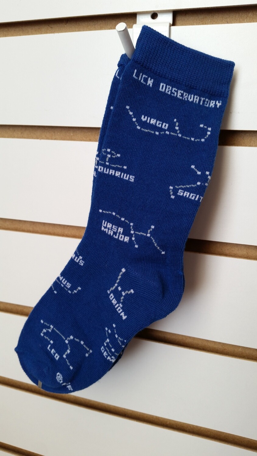 Lick Observatory Kids' Constellations Sock, Blueberry
