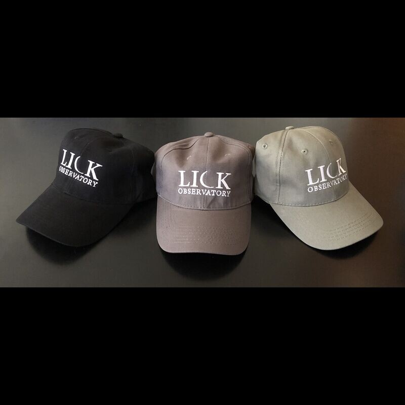 Lick Observatory Ball Cap with Curved Bill & Velcro Adjustable Closure