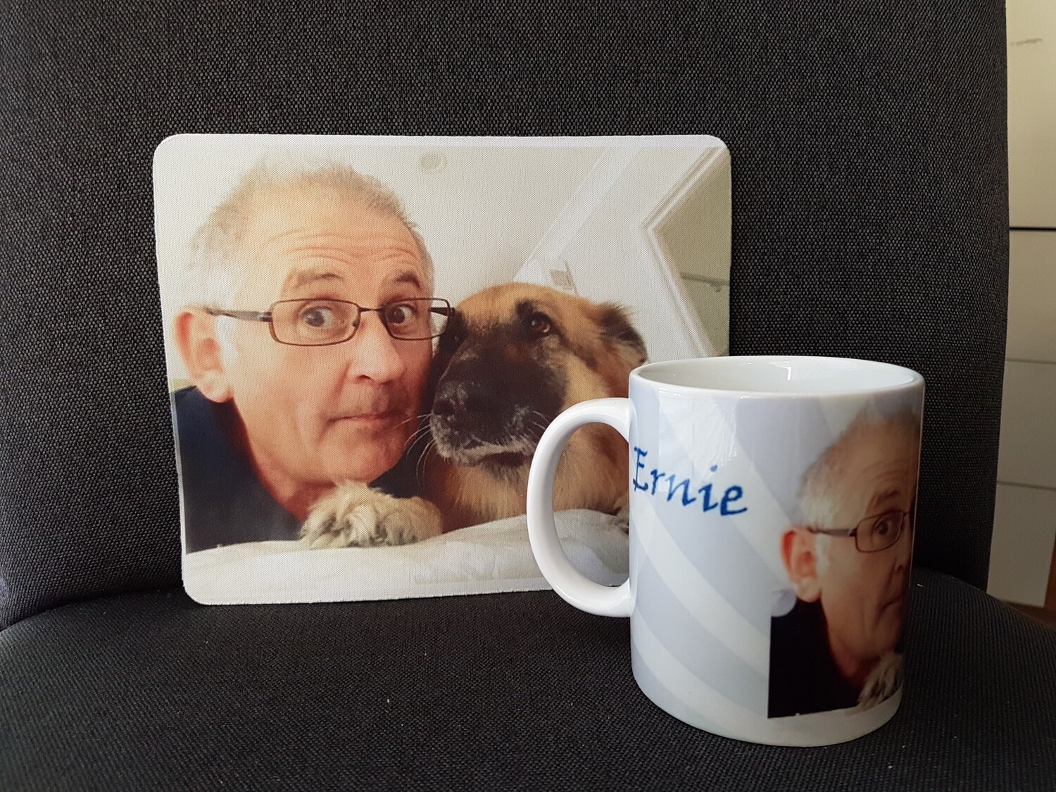 Mouse Mat and Mug Set