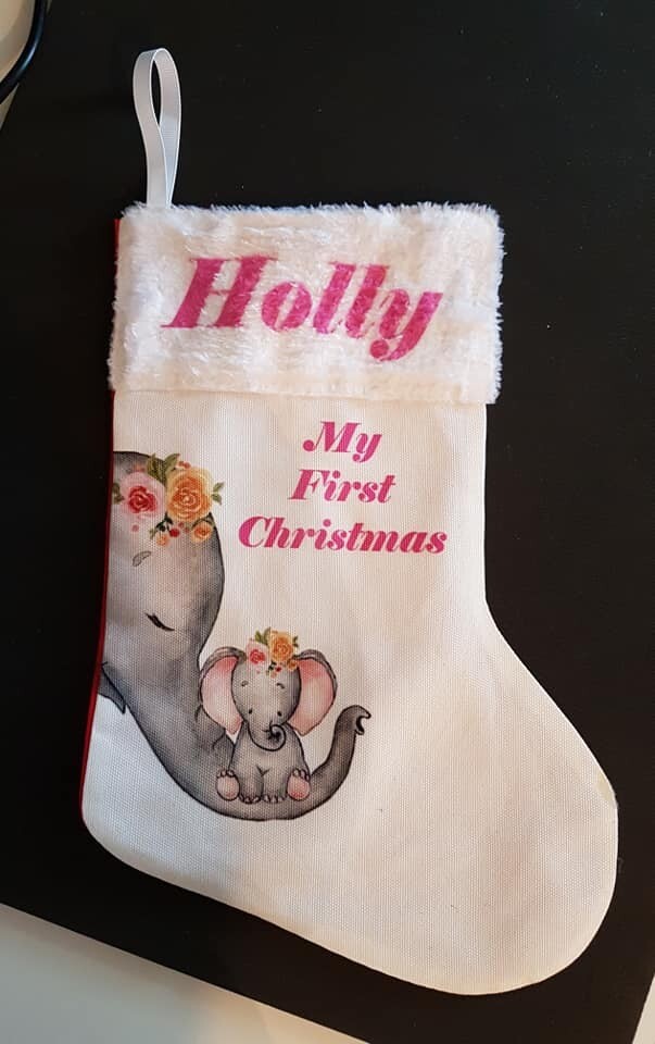 Christmas Stocking with personalisation