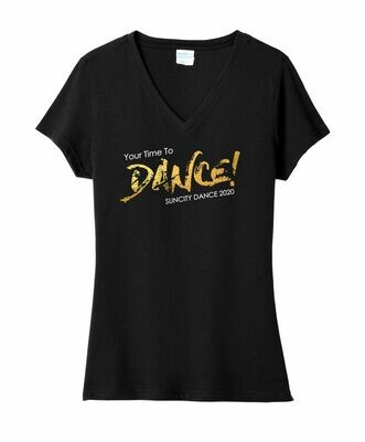 Your Time to Dance! Ladies V-Neck