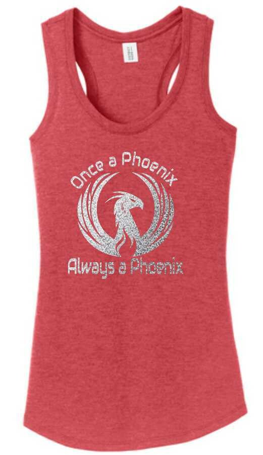 Red Frost Ladies Tank