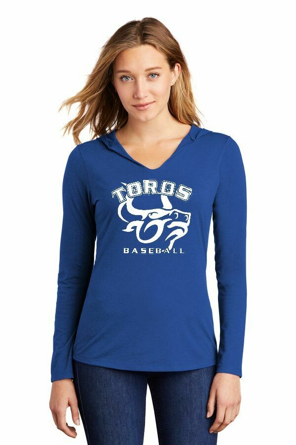 Toro Ladies Royal Team soft V- hooded shirt