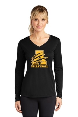 COUGAR VOLLEYBALL LONG SLEEVE V-NECK