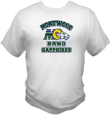 Montwood Sapphires Band Fan Shirt Chustom Printed.
