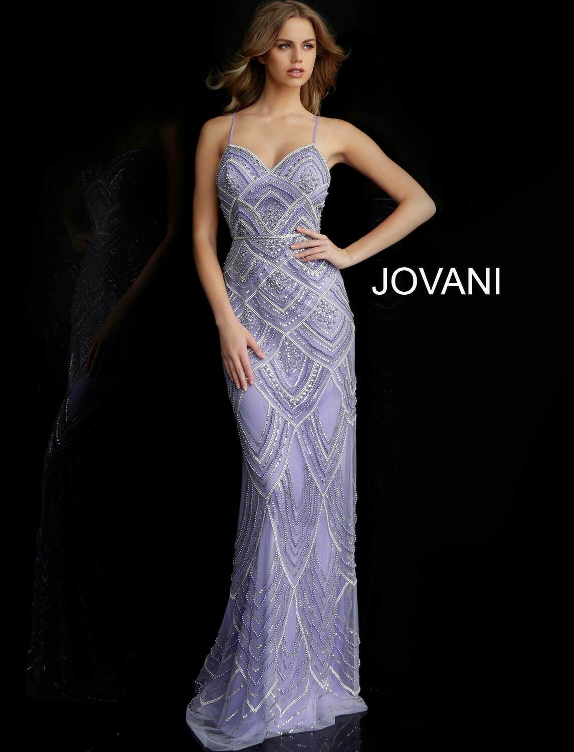 jovani beaded gown