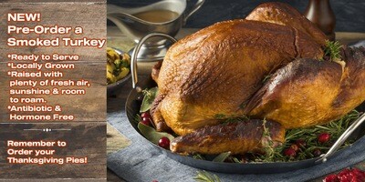 Smoked, ready-to-serve Ohio Turkey
