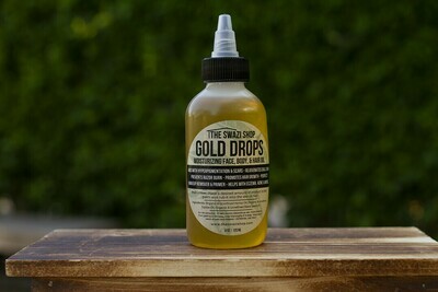 Gold Drops: All In One Moisturizing Oil - Face, Body, & Hair Oil - 100% Natural & Organic