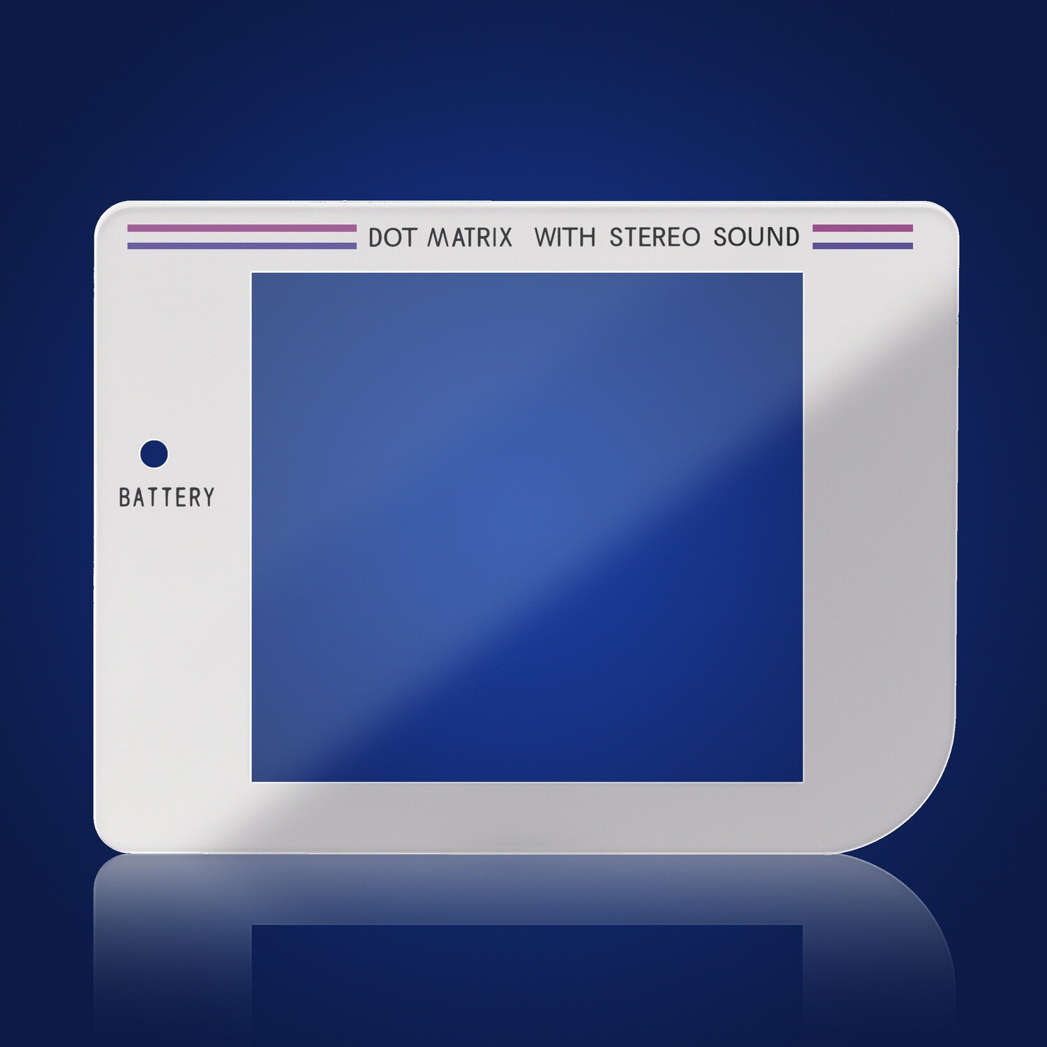 Game Boy Glass Screen (White)