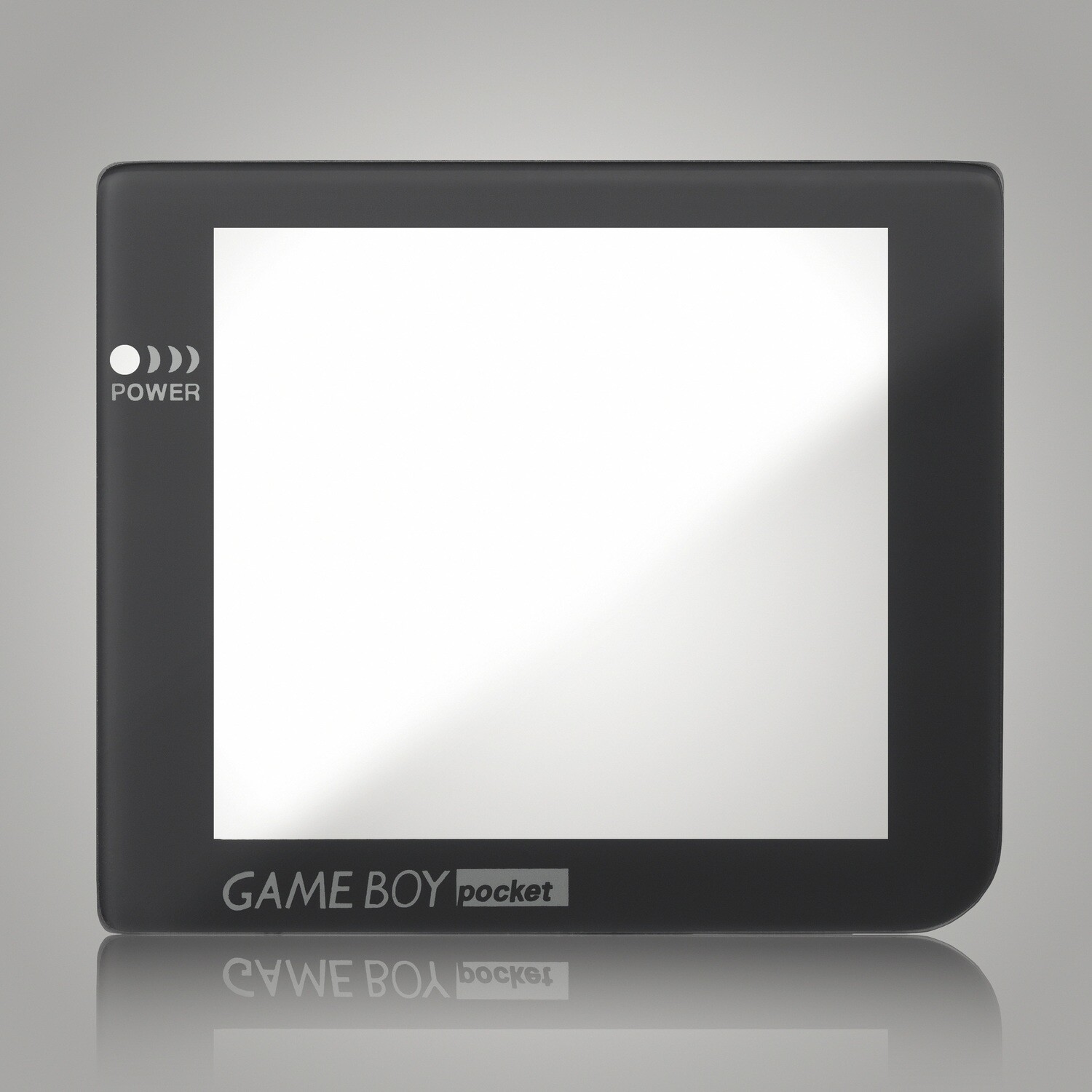 Game Boy Pocket Glass Screen (Dark Grey)