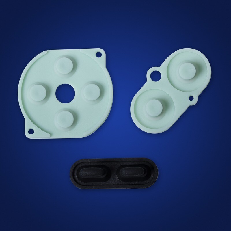 Game Boy Color Rubber Pads (Black)