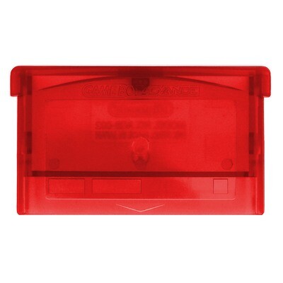 Game Boy Advance Game Cartridge (Clear Red)