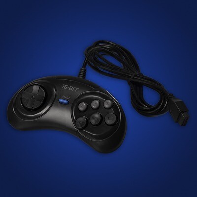 Sega Master System / Megadrive / Genesis Controller (Black)