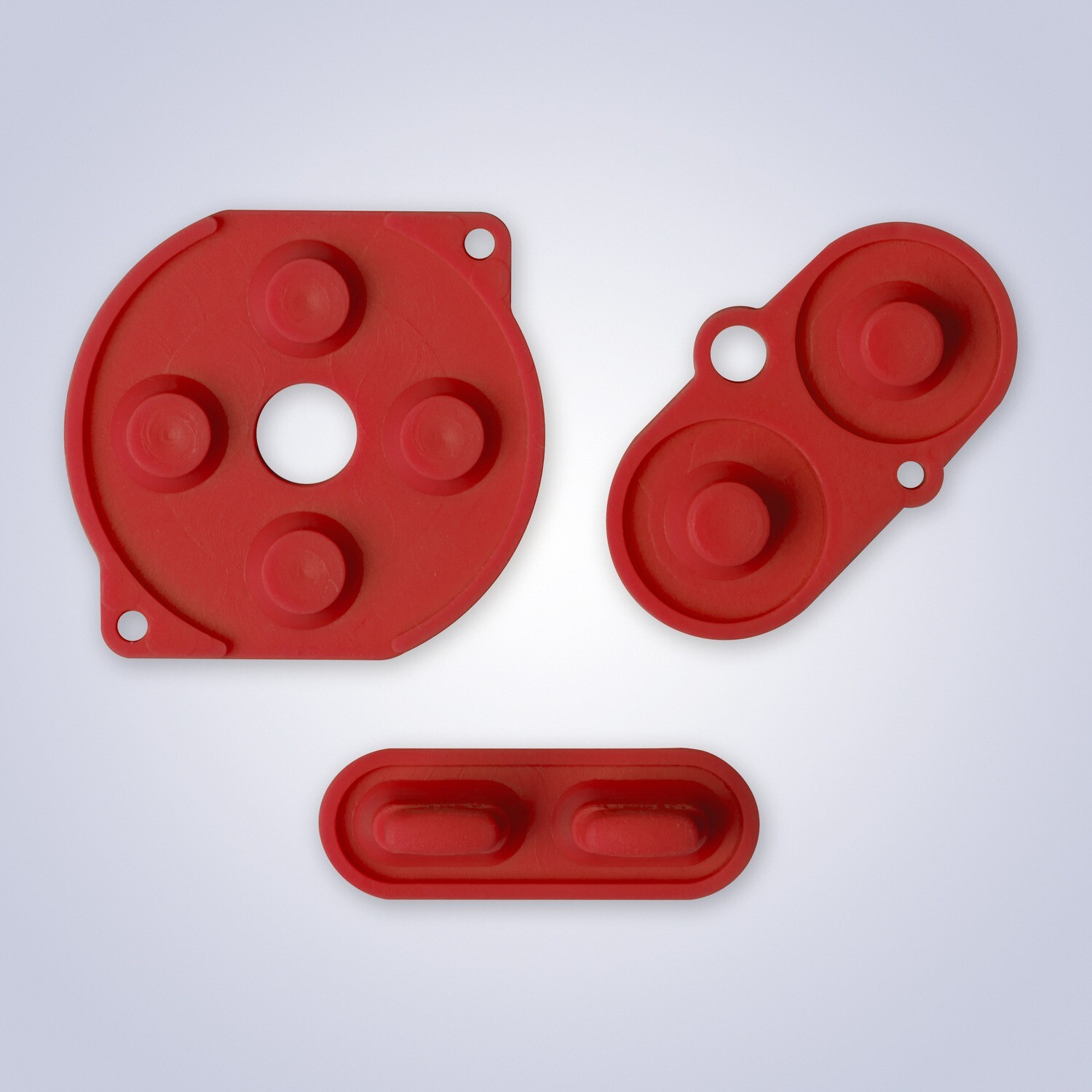 Game Boy Color Rubber Pads (Red)