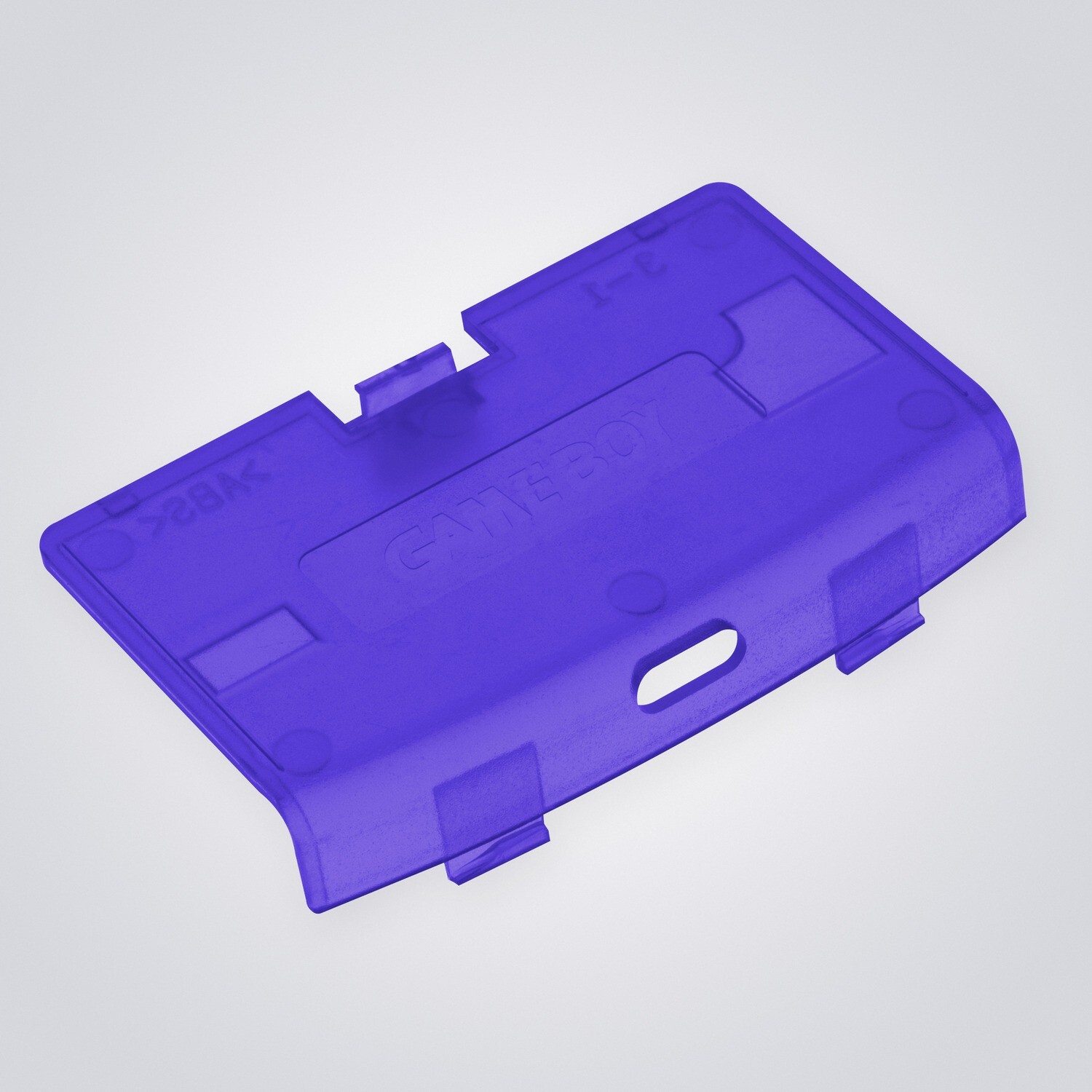 Game Boy Advance USBC Battery Cover (Clear Purple)