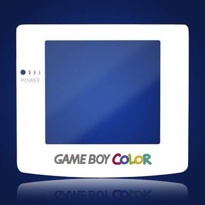 Game Boy Color Glass Screen (White)