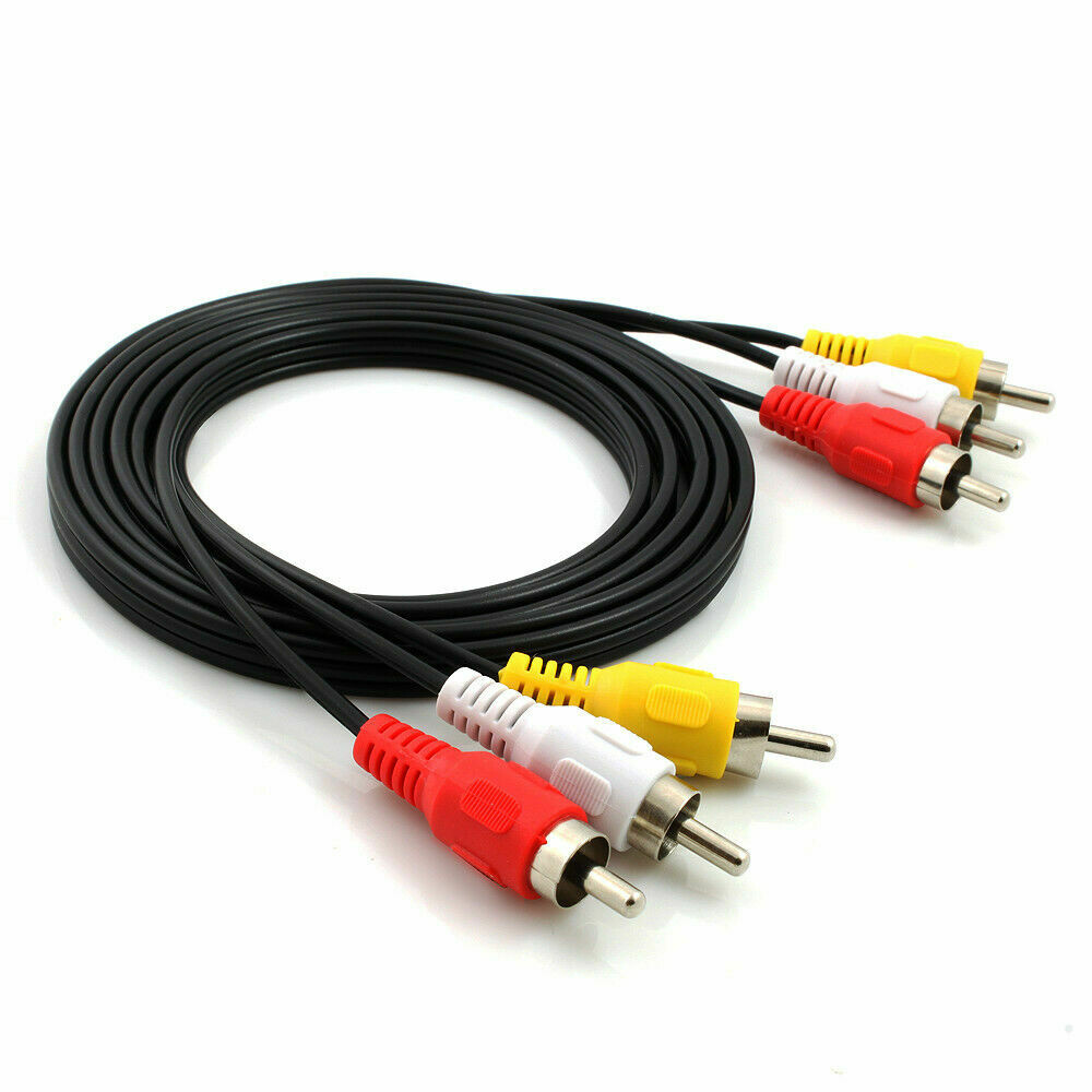 Triple Phono AV Cable (6RCA Composite)