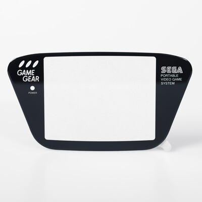 Game Gear Glass Lens (Majesco Black)