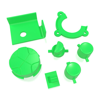 Game Gear Buttons (Dark Green)