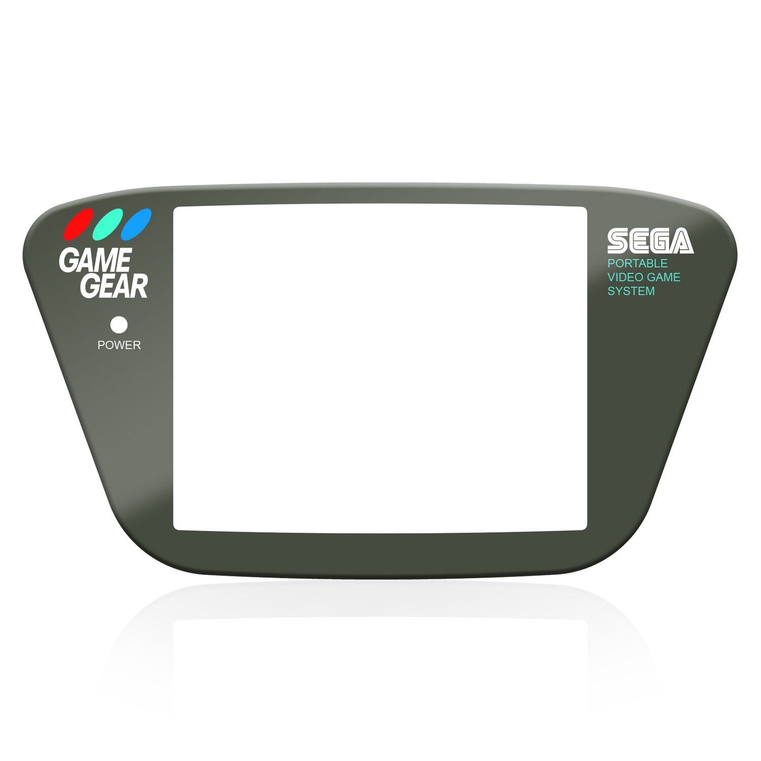 Game Gear Glass Lens (Dark Grey)