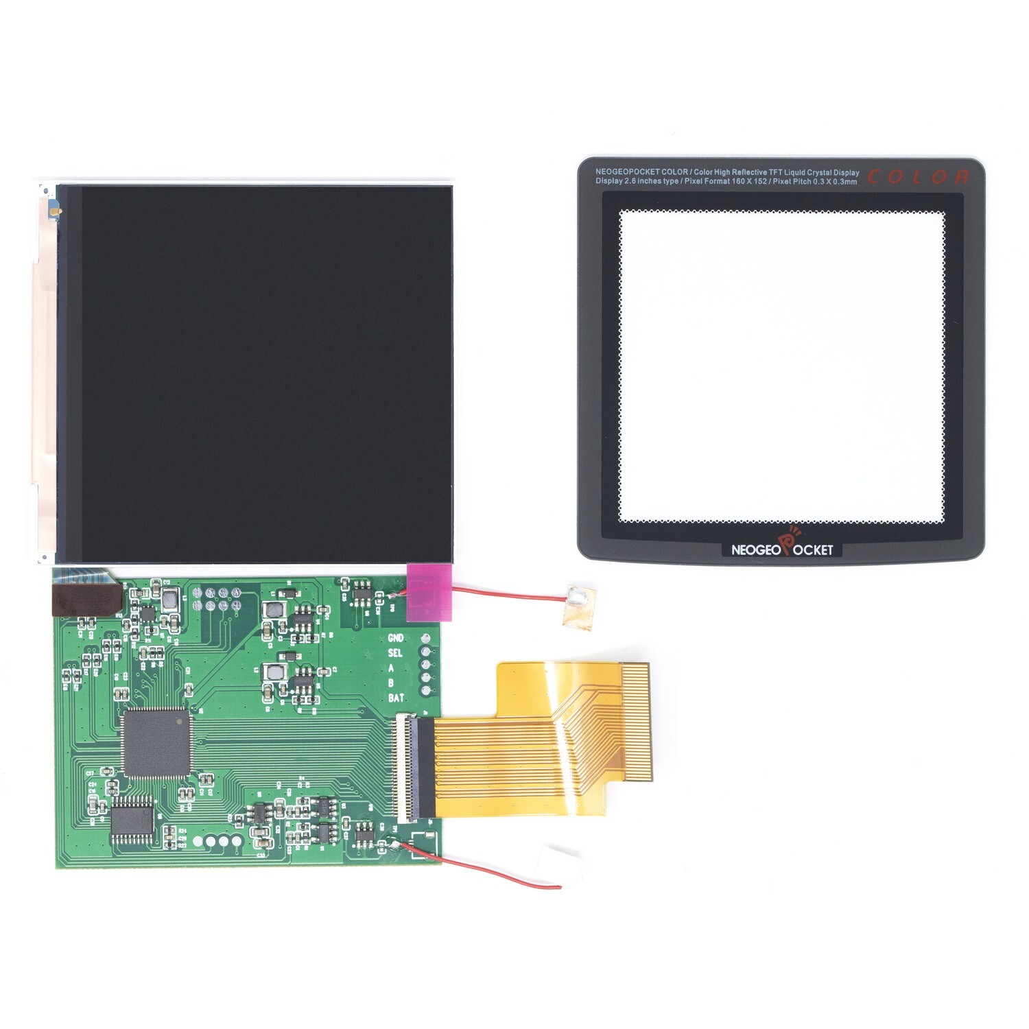 thumbnail image 2 of Neo Geo Pocket Color SLIM Q5 IPS Backlight LCD Mod Kit - OSD IPS Screen 2 of 5