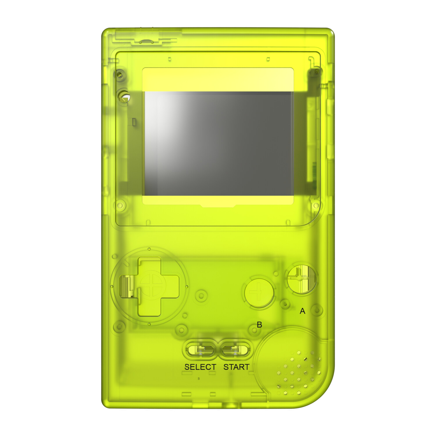 Game Boy Pocket Shell (Clear Yellow)