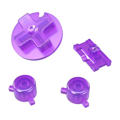 Game Boy Pocket Buttons (Clear Purple)
