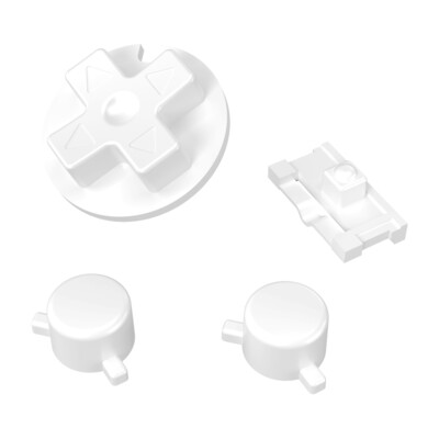 Game Boy Pocket Buttons (Pure White)