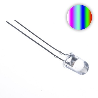 5mm Water Clear LED (Rainbow Slow)