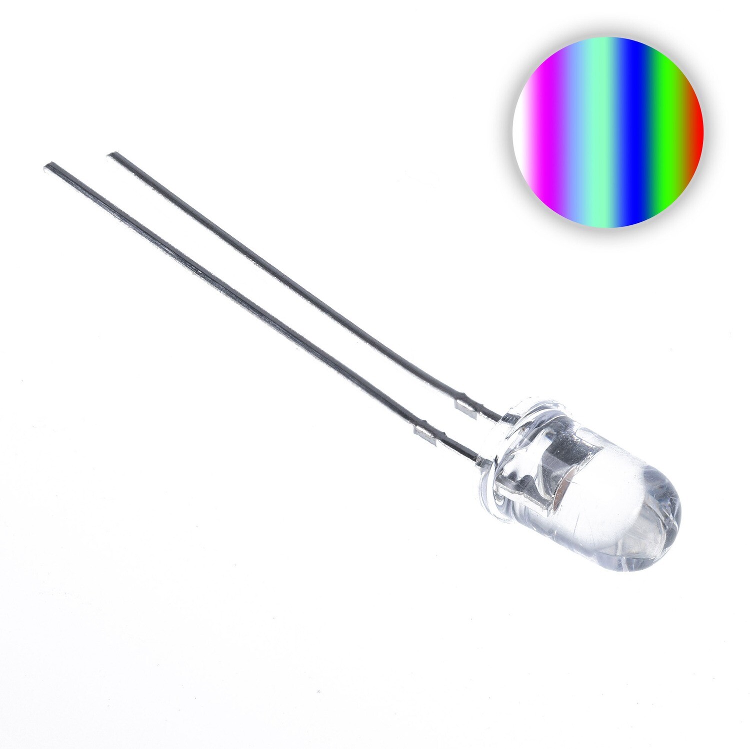 3mm Water Clear LED (Rainbow Slow)