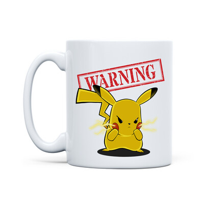 Mug White (Angry Pikachu)