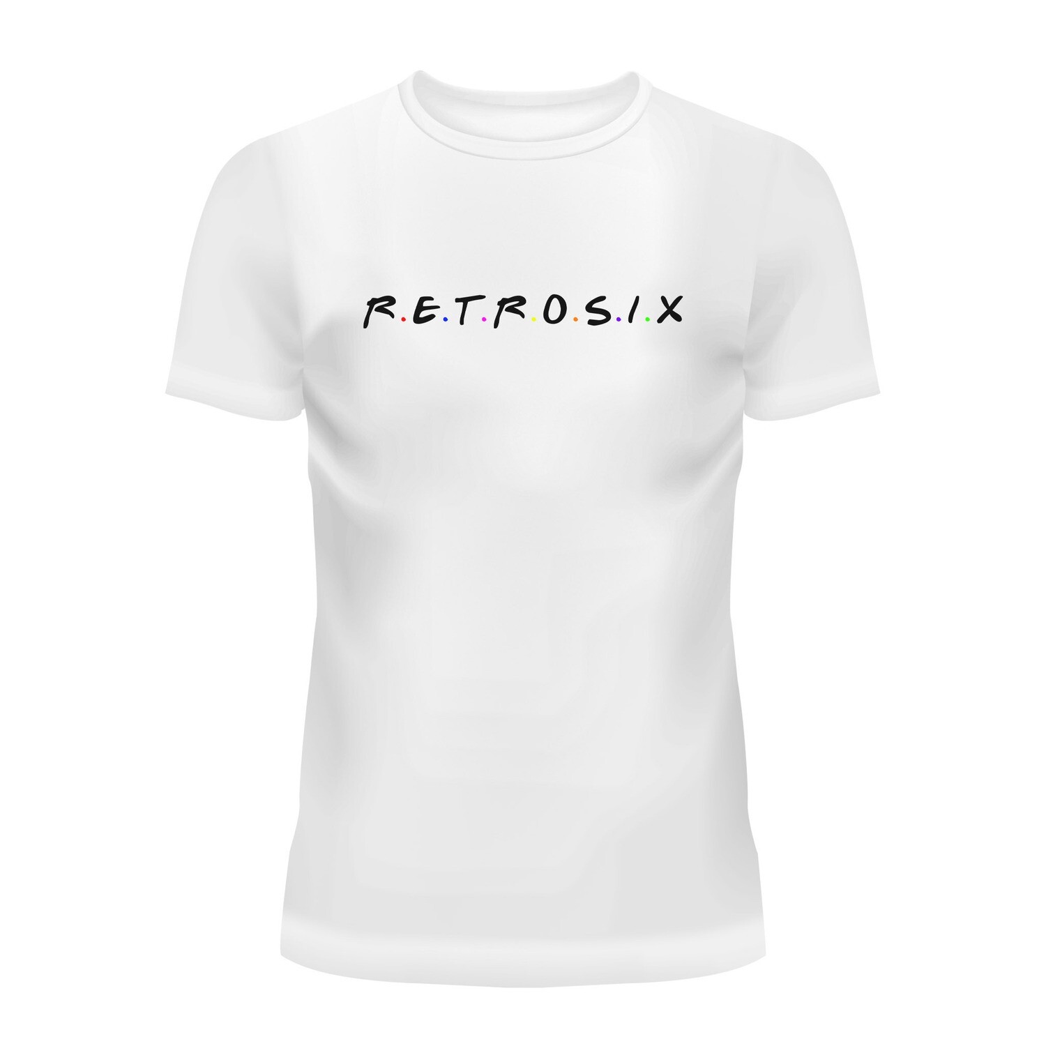 Cotton T-Shirt (RetroSix Friends Black)