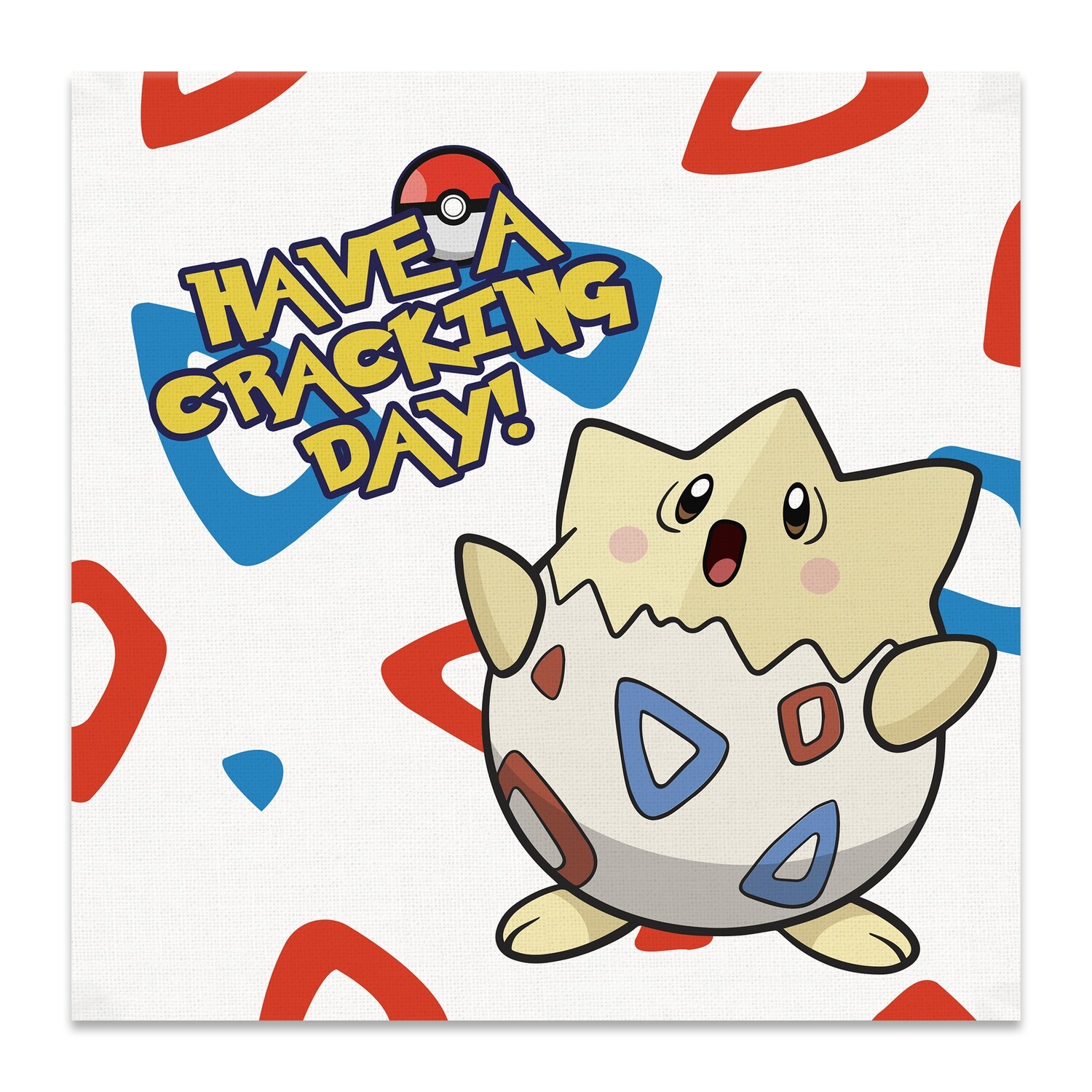Canvas Print (Togepi Have A Cracking Day)