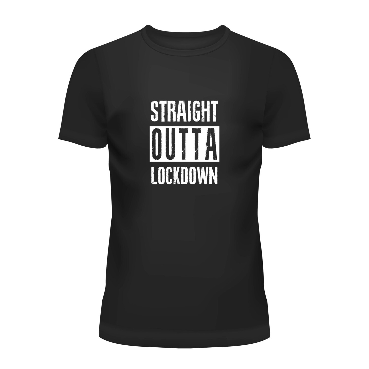 Cotton T-Shirt (Straight Outta Lockdown)