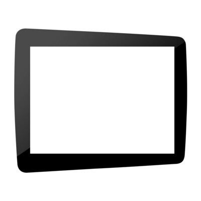 Sega Nomad Glass Screen (Black)
