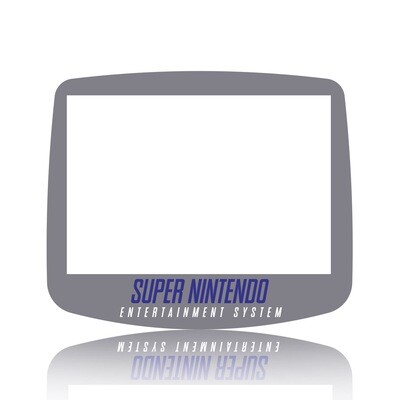 GBA IPS Glass Screen (UV SNES)