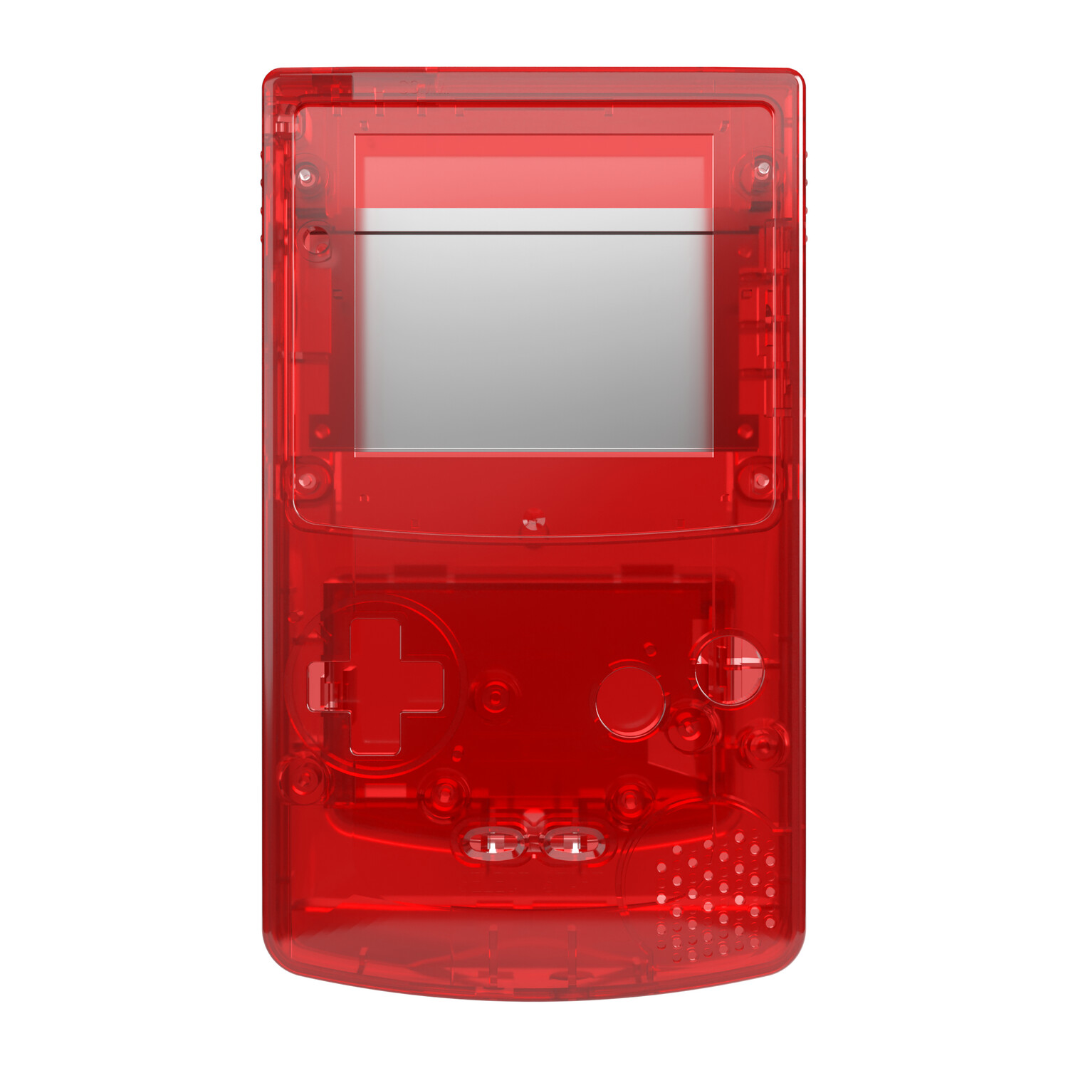 Game Boy Color Shell (Clear Red)