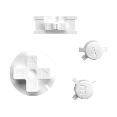 Game Boy Color Buttons (Pure White)